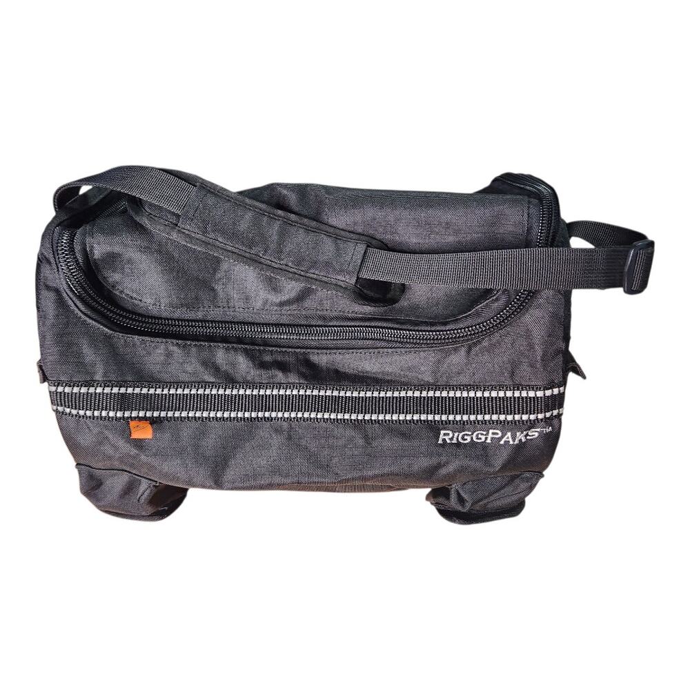 Nelson-Rigg Motorcycle Gear Paks Black Duffel Tail Trunk Bag & Cover like NEW